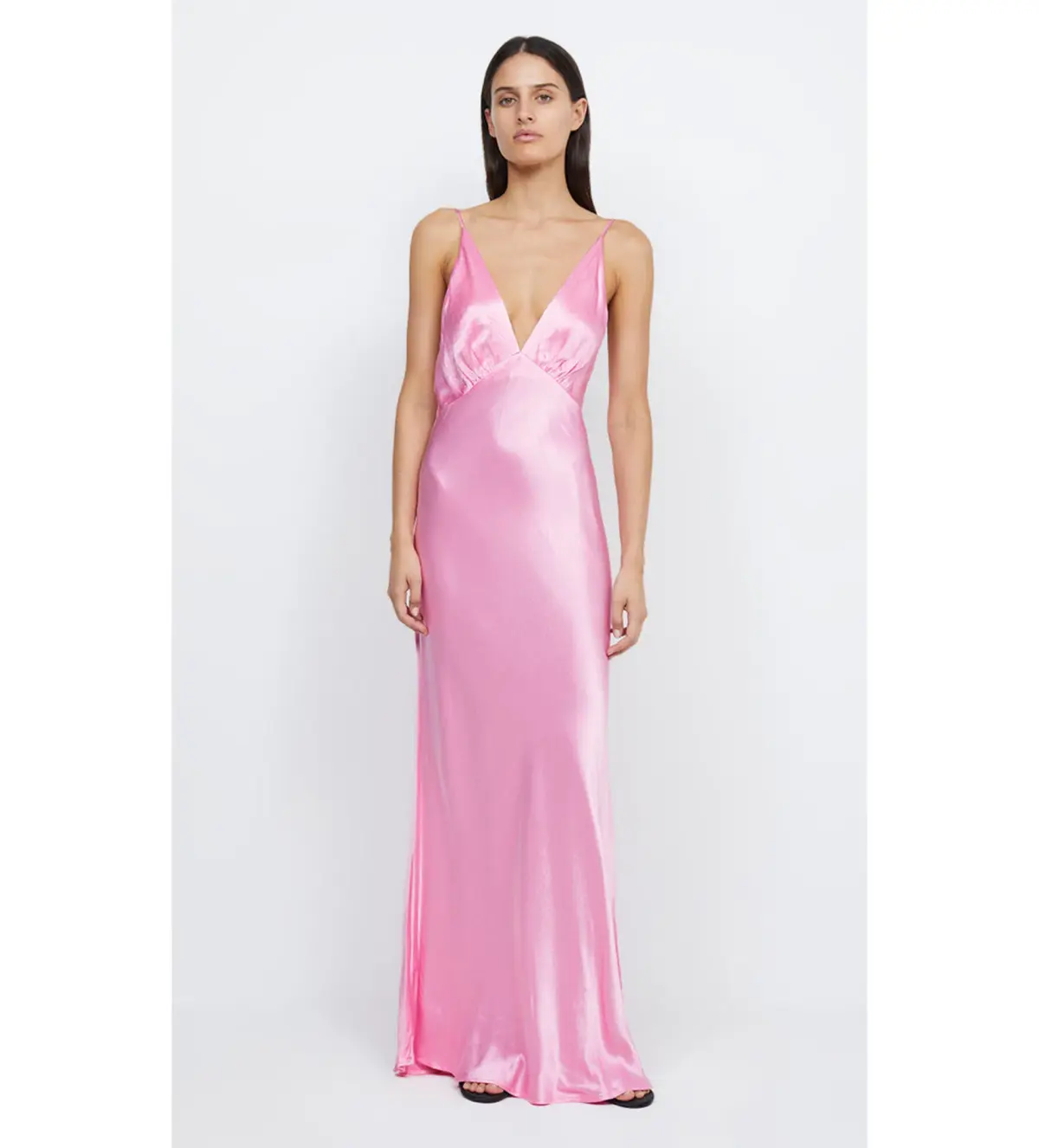 Bec & Bridge Lorelai V Maxi Dress in Candy Pink Size 8 - Image 1