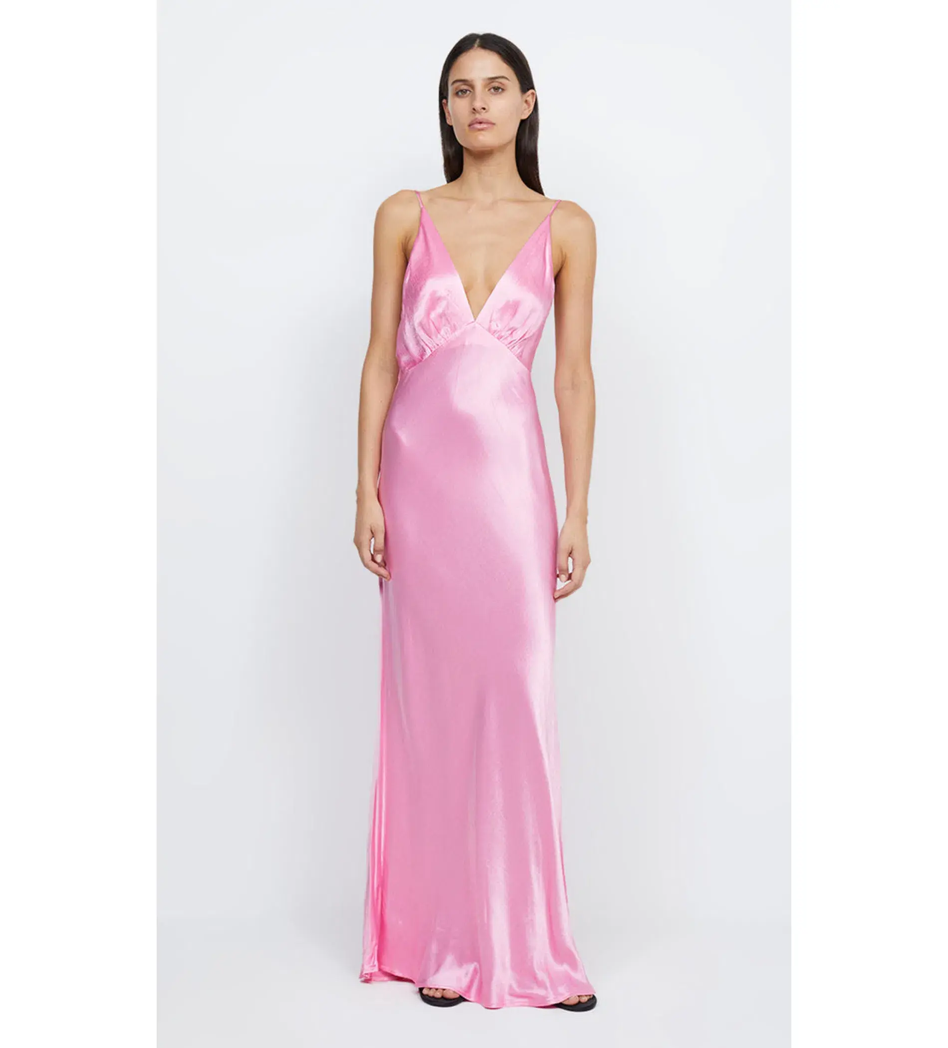 Bec & Bridge Lorelai V Maxi Dress in Candy Pink Size 8 - Image 1
