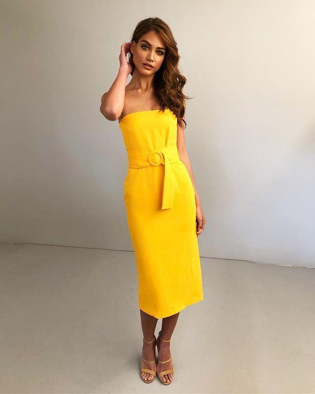 Kookai Erica Dress - Honeycomb  - Image 3