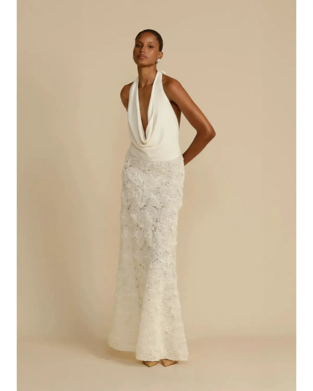 Arcina Ori Adrianna Dress Ivory Size AU 8 - Image 1