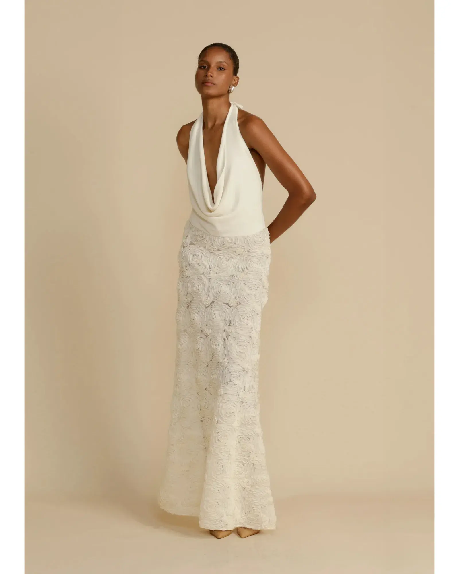 Arcina Ori Adrianna Dress Ivory Size AU 8 - Image 1