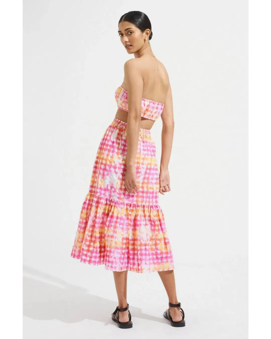 Steele Malibu Sans Set in Hypno Gingham Size AU 10 for rent on The Volte - main image