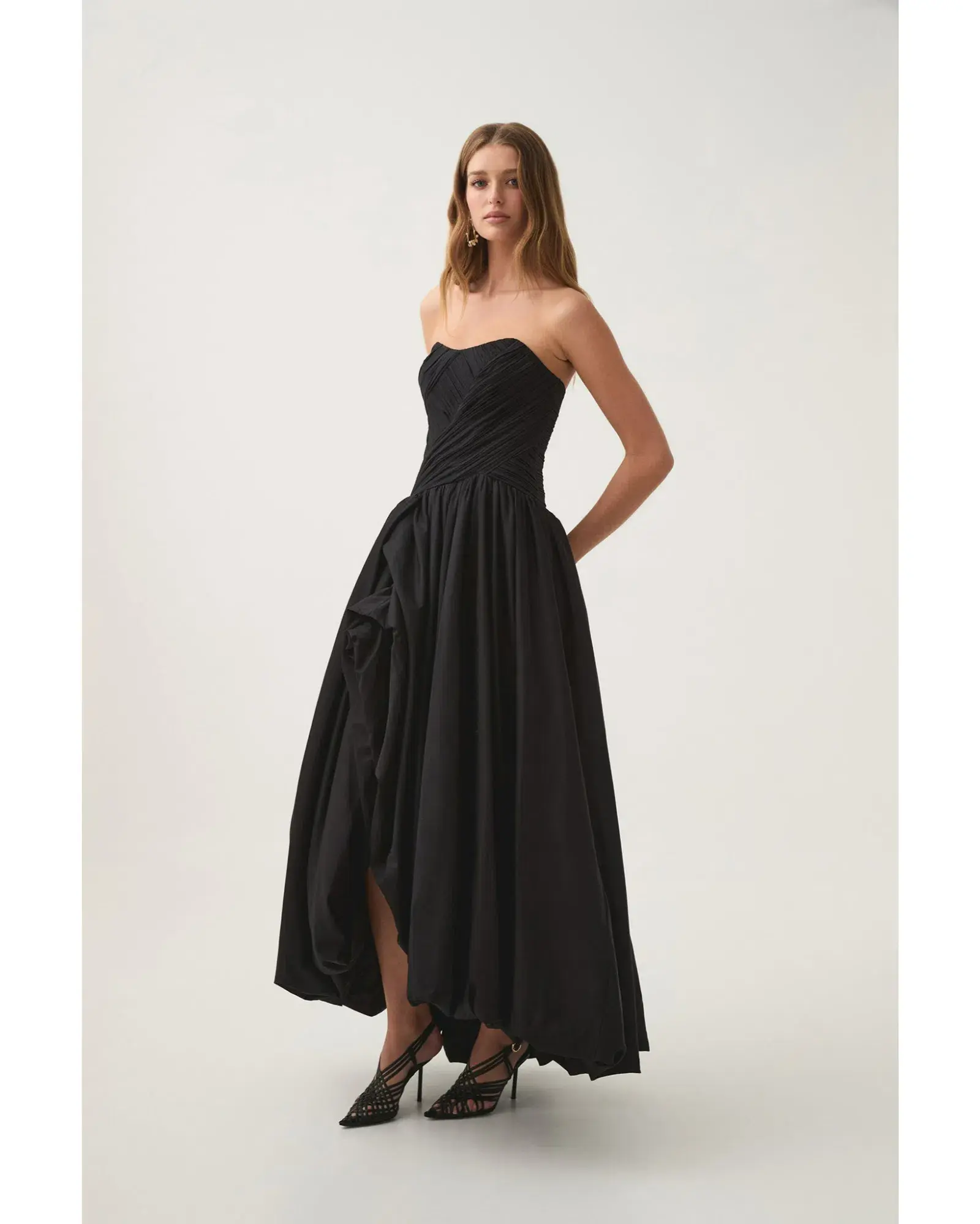 Aje Spatial Maxi Dress In Black Size AU 10 - Image 3