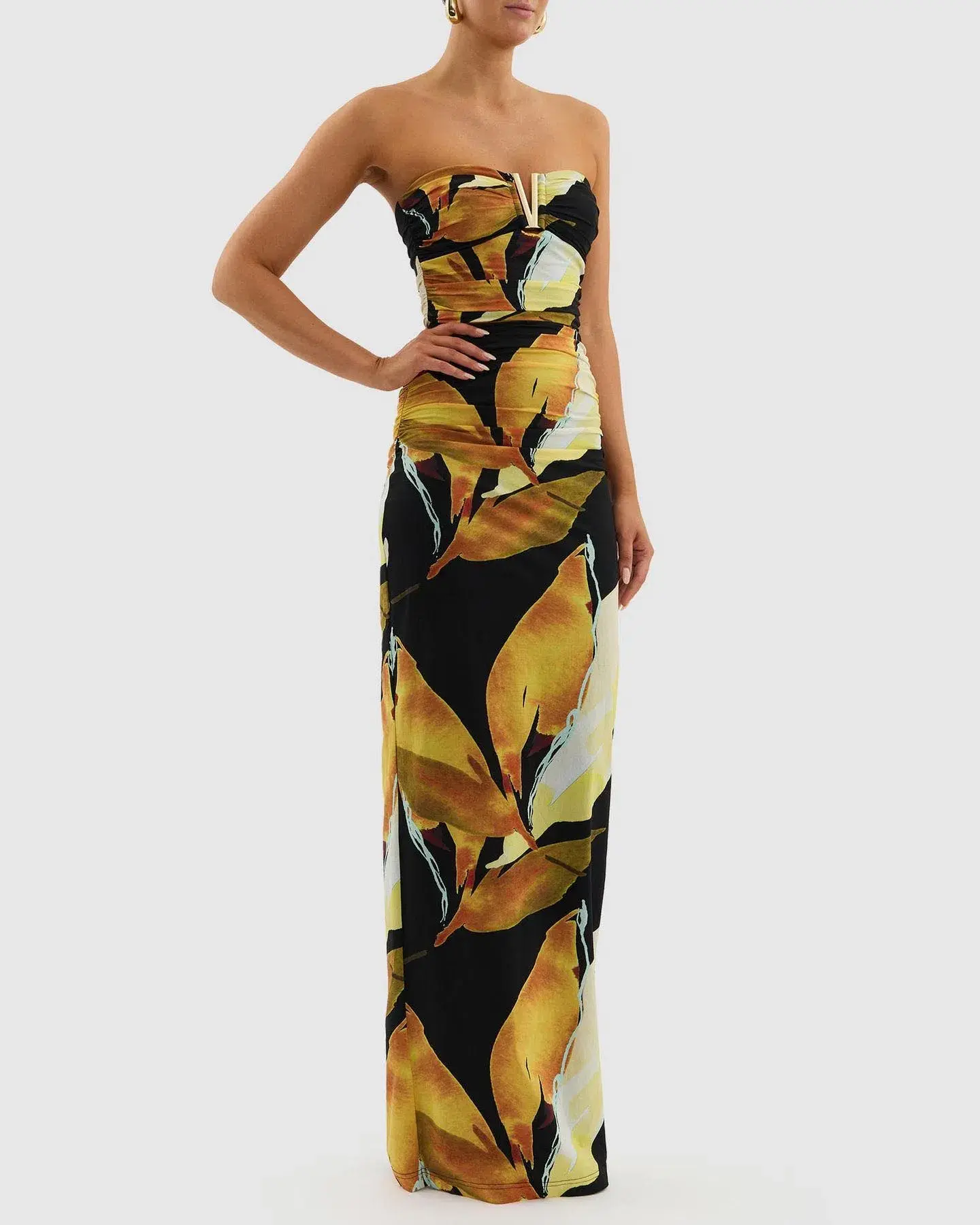 Rebecca Vallance Petals of Paradise Gown Floral Size 6 - Image 2