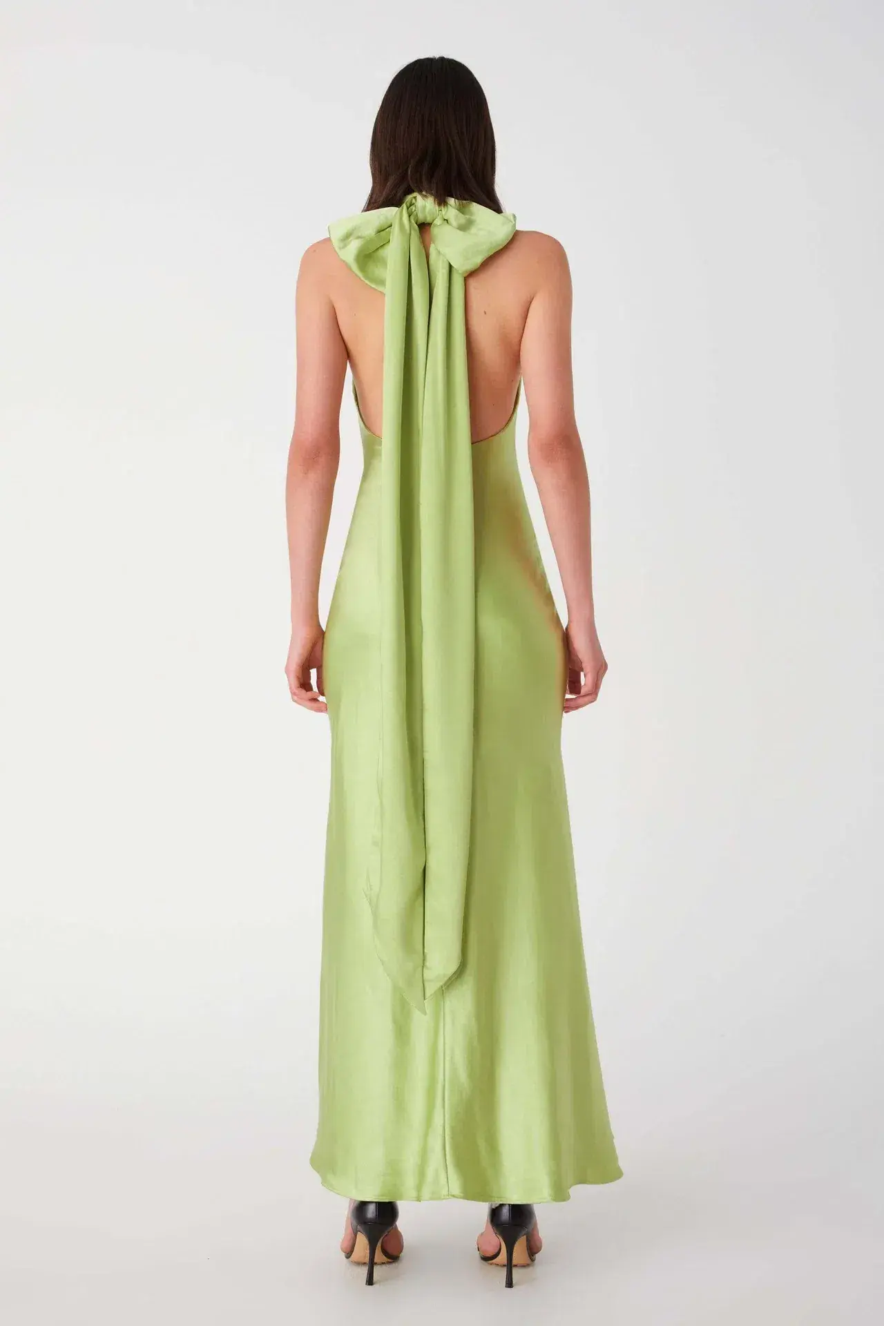 Misha Evianna Dress Bold Lime Green Size 6 - Image 2