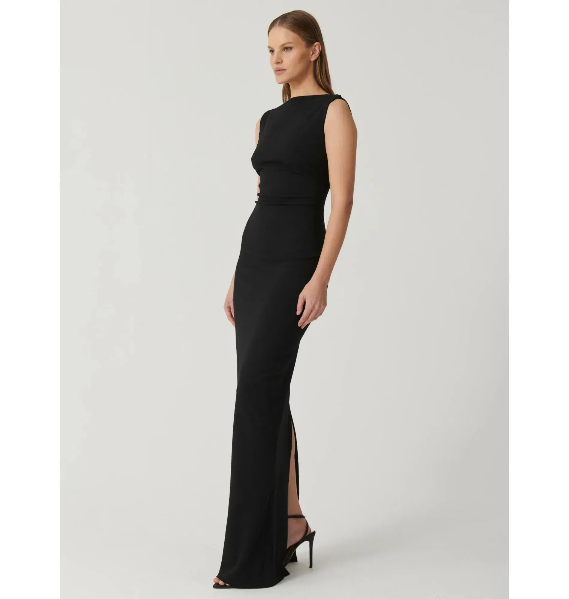 Effie Kats Verona Gown Black Size AU 8 - Image 3