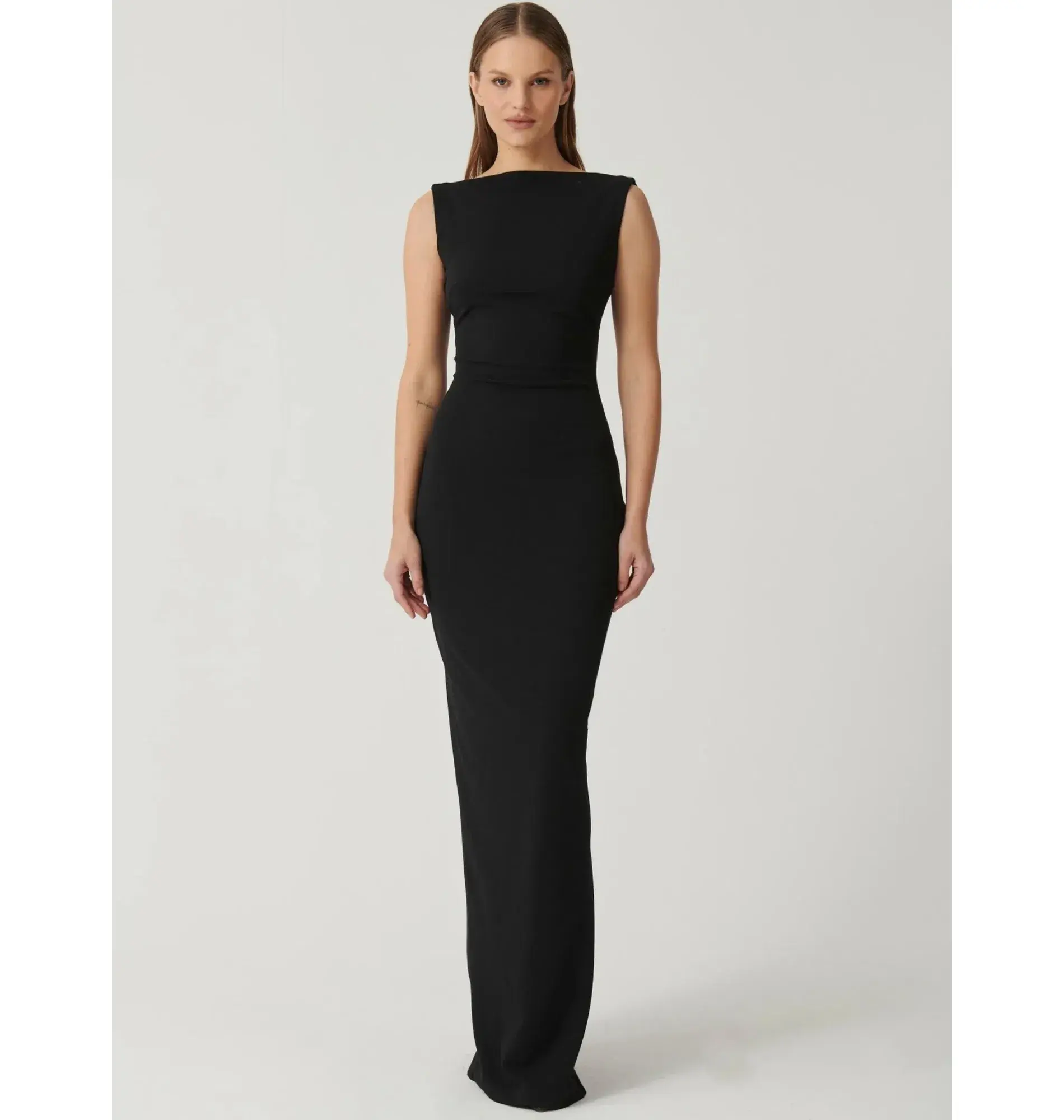 Effie Kats Verona Gown Black Size AU 8 - Image 1