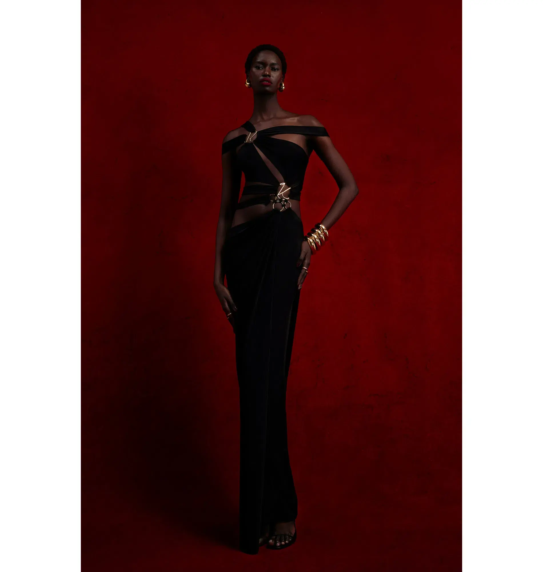 Khanums Kiyren Dress Black Size AU 6 - Image 1