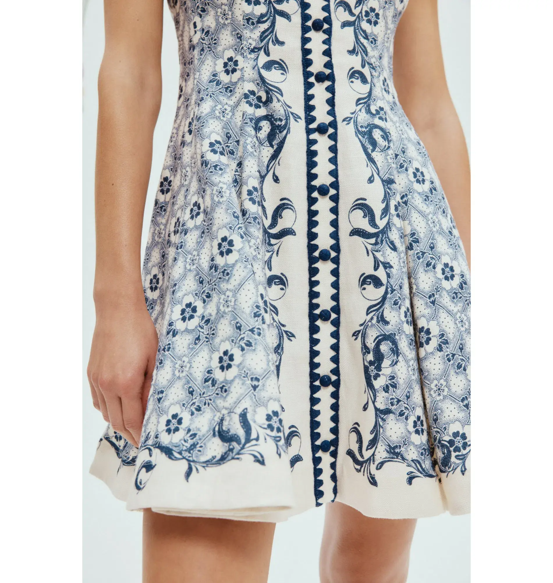 Alemais Airlie Mini Dress Print Size AU 8 - Image 2