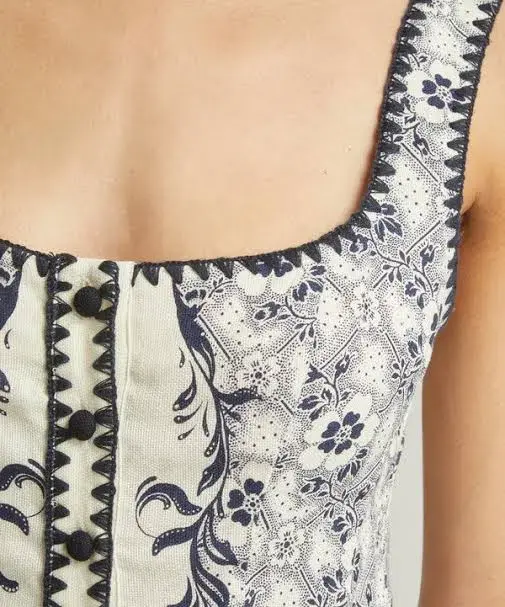 Alemais Airlie Mini Dress Print Size AU 8 - Image 4