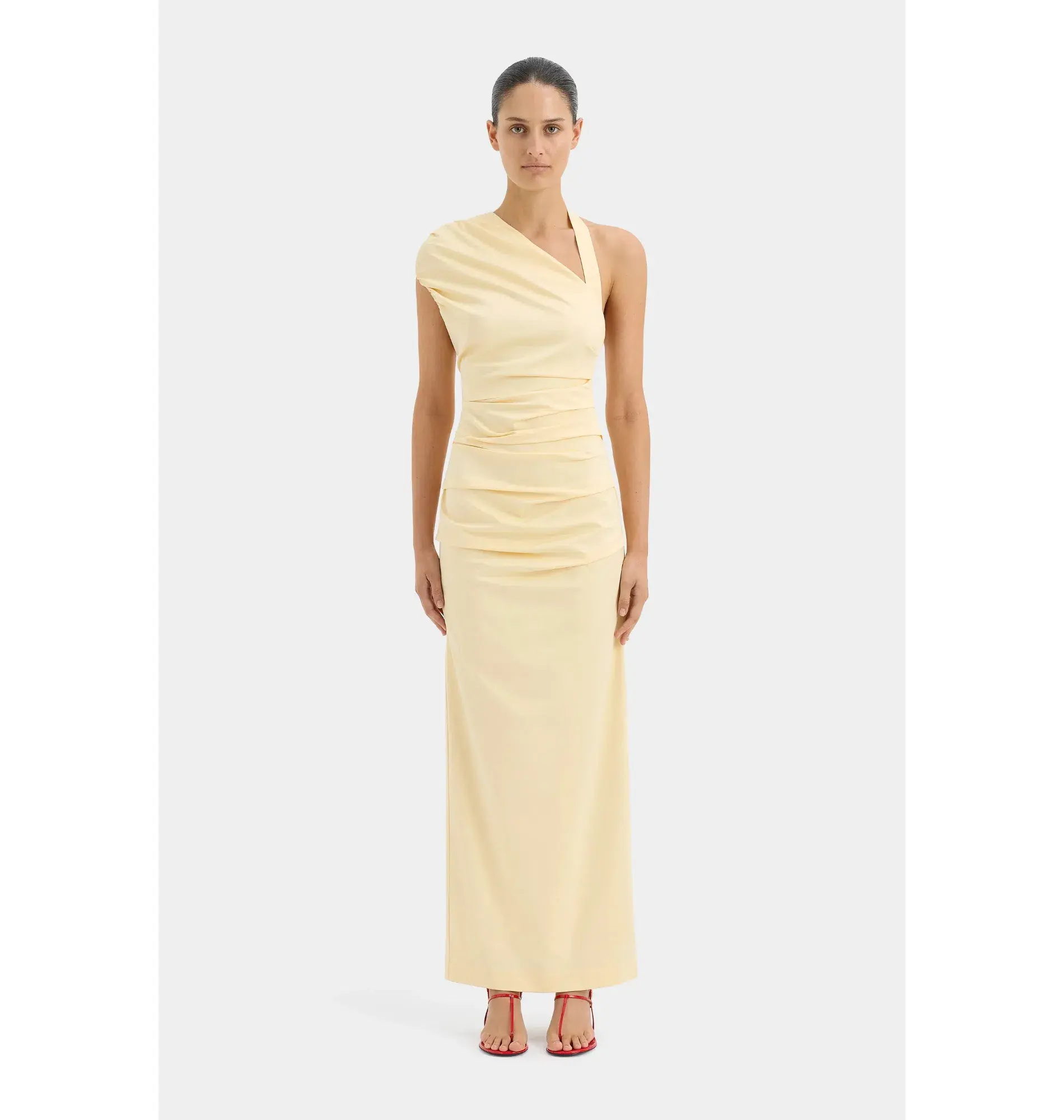 Sir The Label Giacomo Dress in Butter Size 3 / AU 12 - Image 1