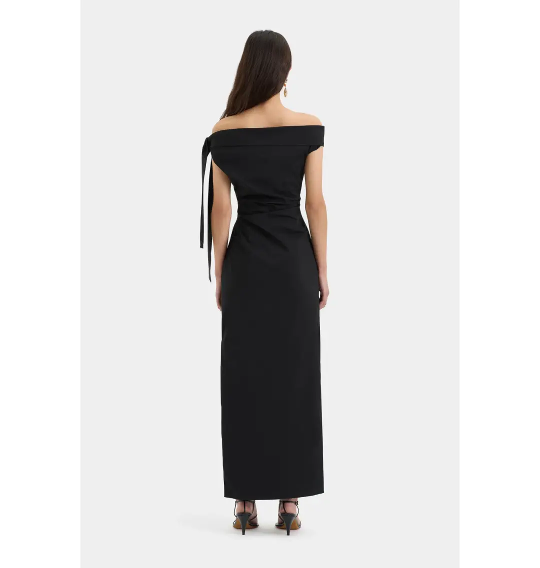 Sir the Label Dahlia Gown in Black Size 3 / AU 12 for rent on The Volte - main image