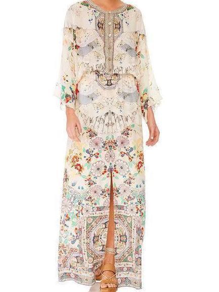 Camilla SPLIT POCKET DRESS TIME AFTER TIME size 8 for rent on The Volte - main image