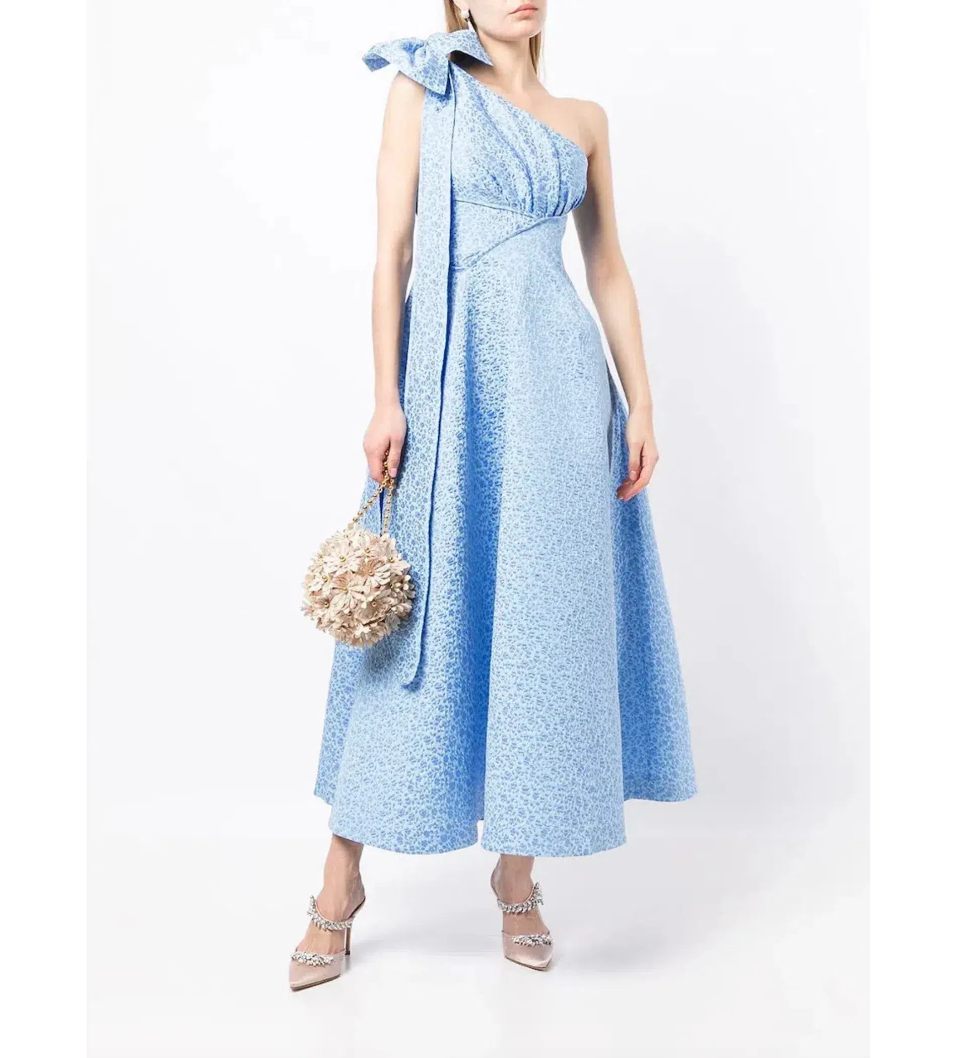 Rachel Gilbert Malea Dress Blue Size 1 - Image 3
