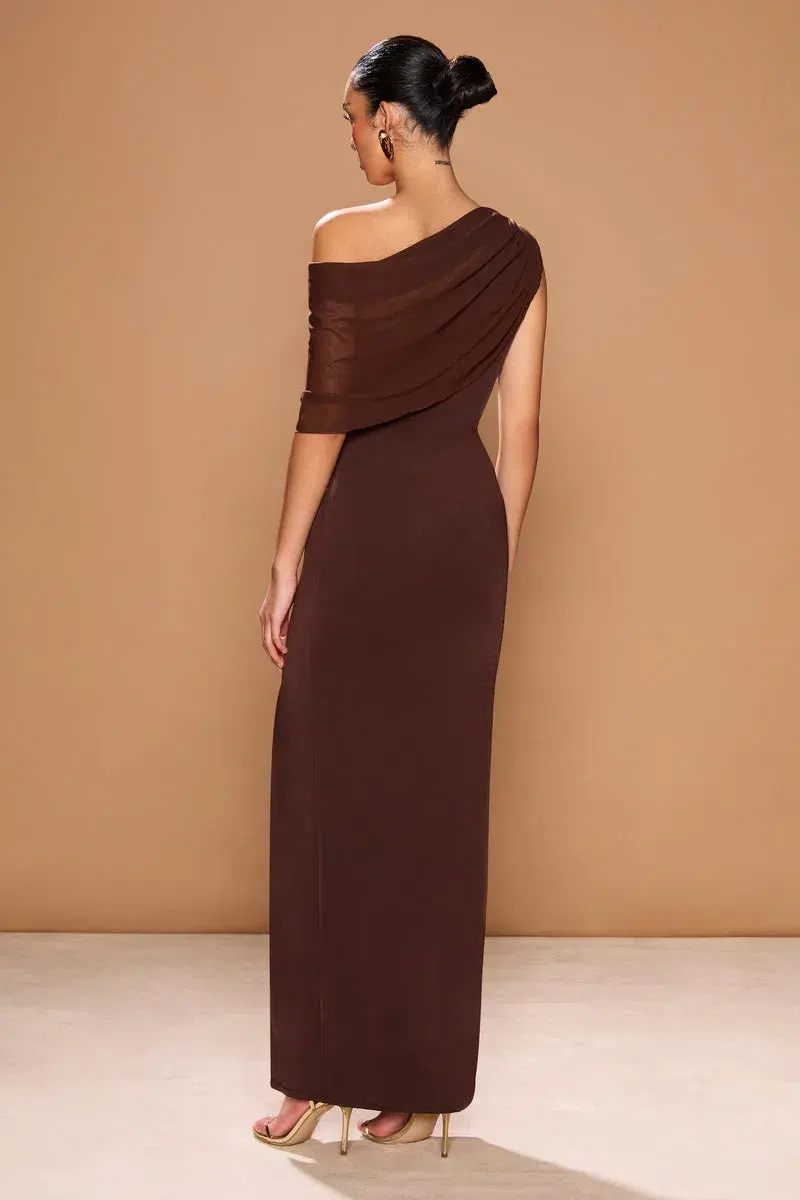 Sonya Moda Sassari Dress Burgundy Size 8  for rent on The Volte - main image
