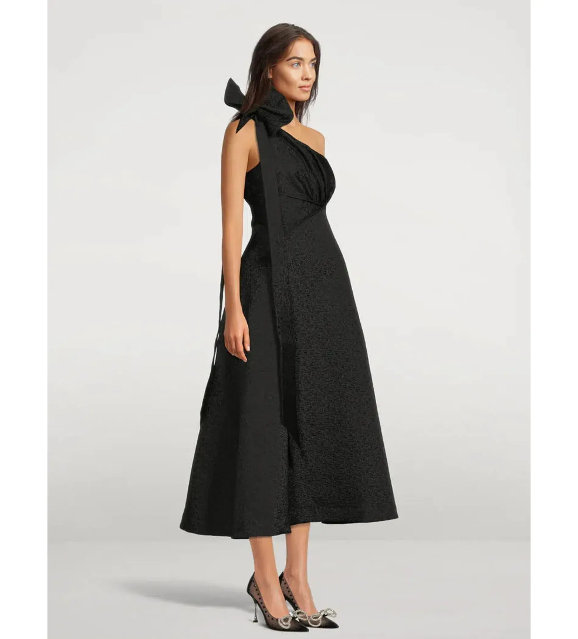  Rachel Gilbert Malea Dress Black Size 10  - Image 2