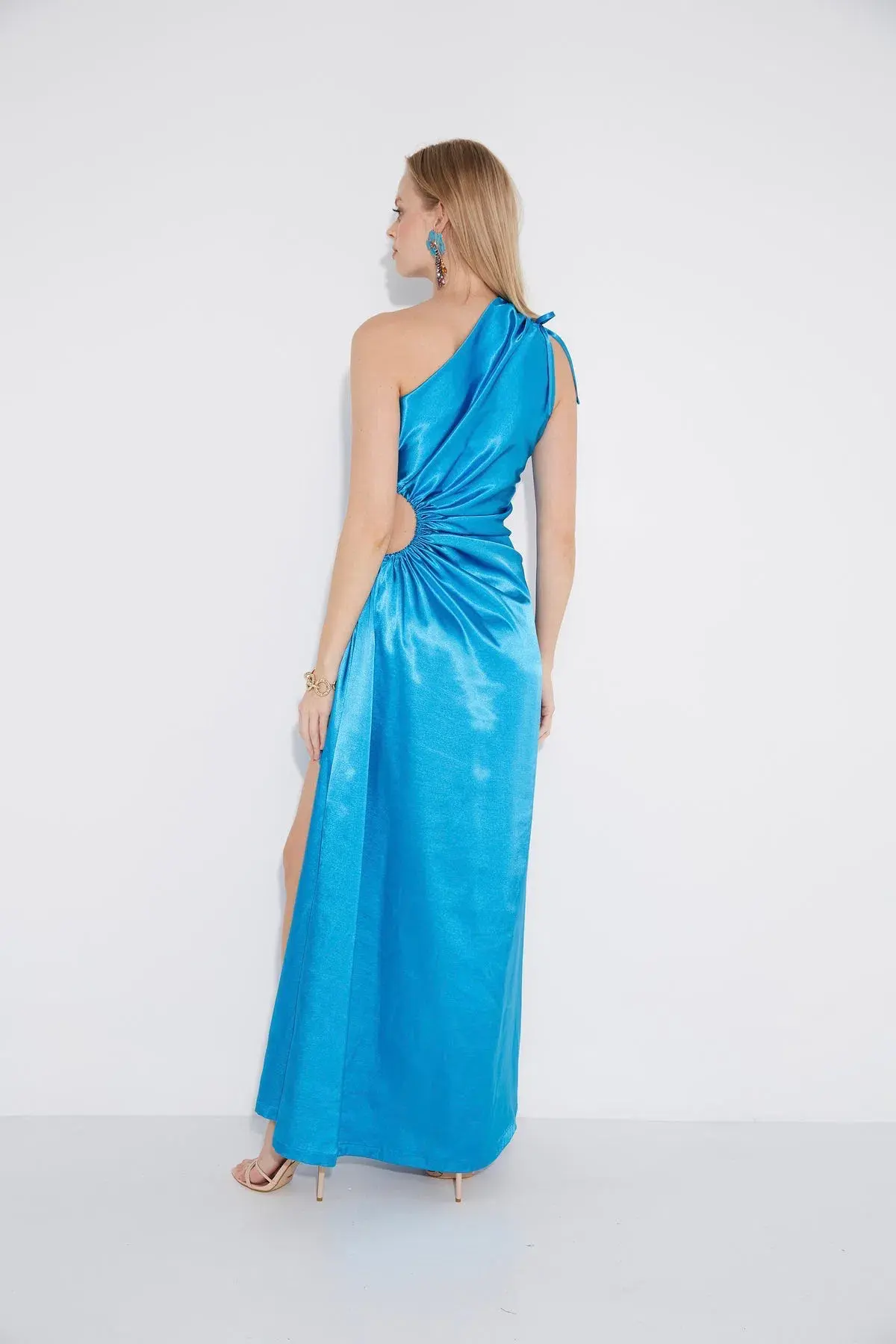 Sonya Moda Nour Maxi Dress Cyan Size 6 - Image 2
