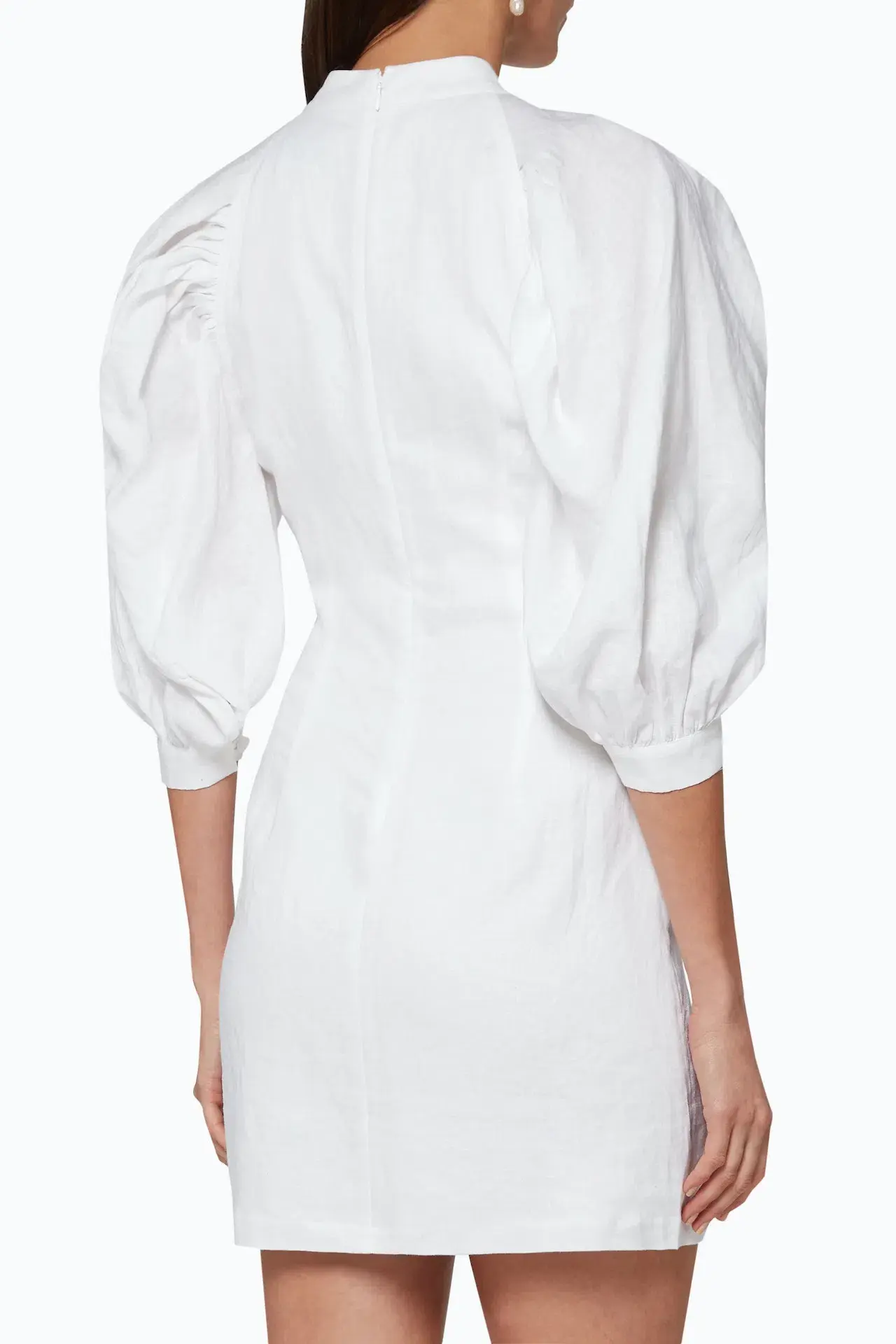 Joslin Studio Fleur Mini Dress White Size 8 - Image 2
