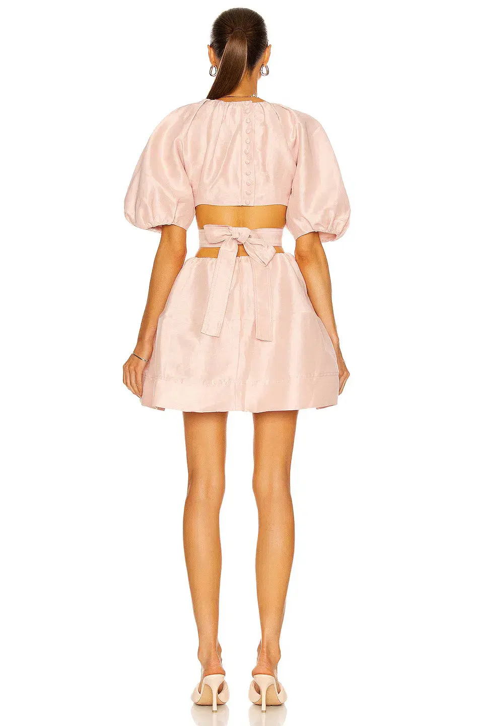 Aje Psychedelia Cut Out Mini Dress Pink Size 6 - Image 2