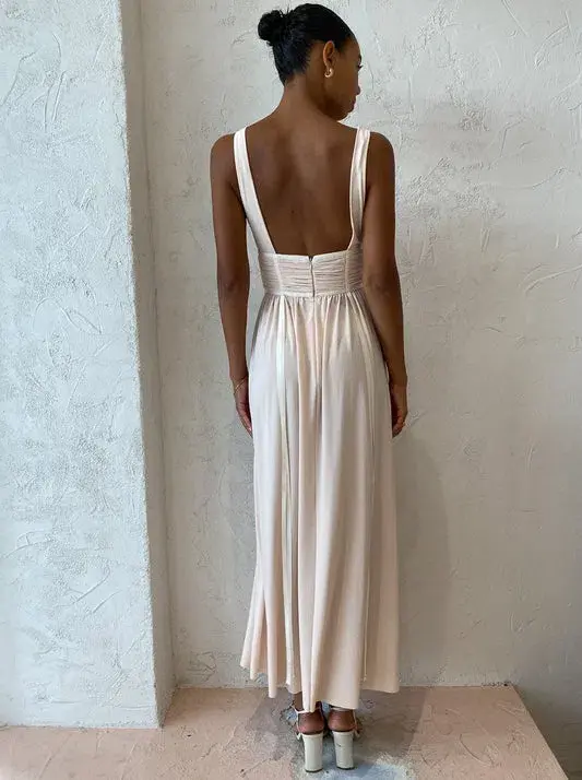 Bec & Bridge Gwen Maxi Dress in Shell Size AU 10 - Image 4