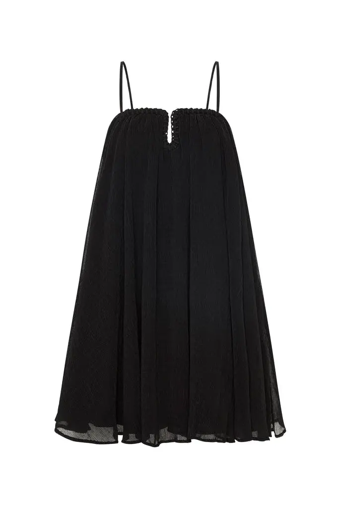 Aje Filigree Sweetheart Mini Dress Black Size 10 for rent on The Volte - main image