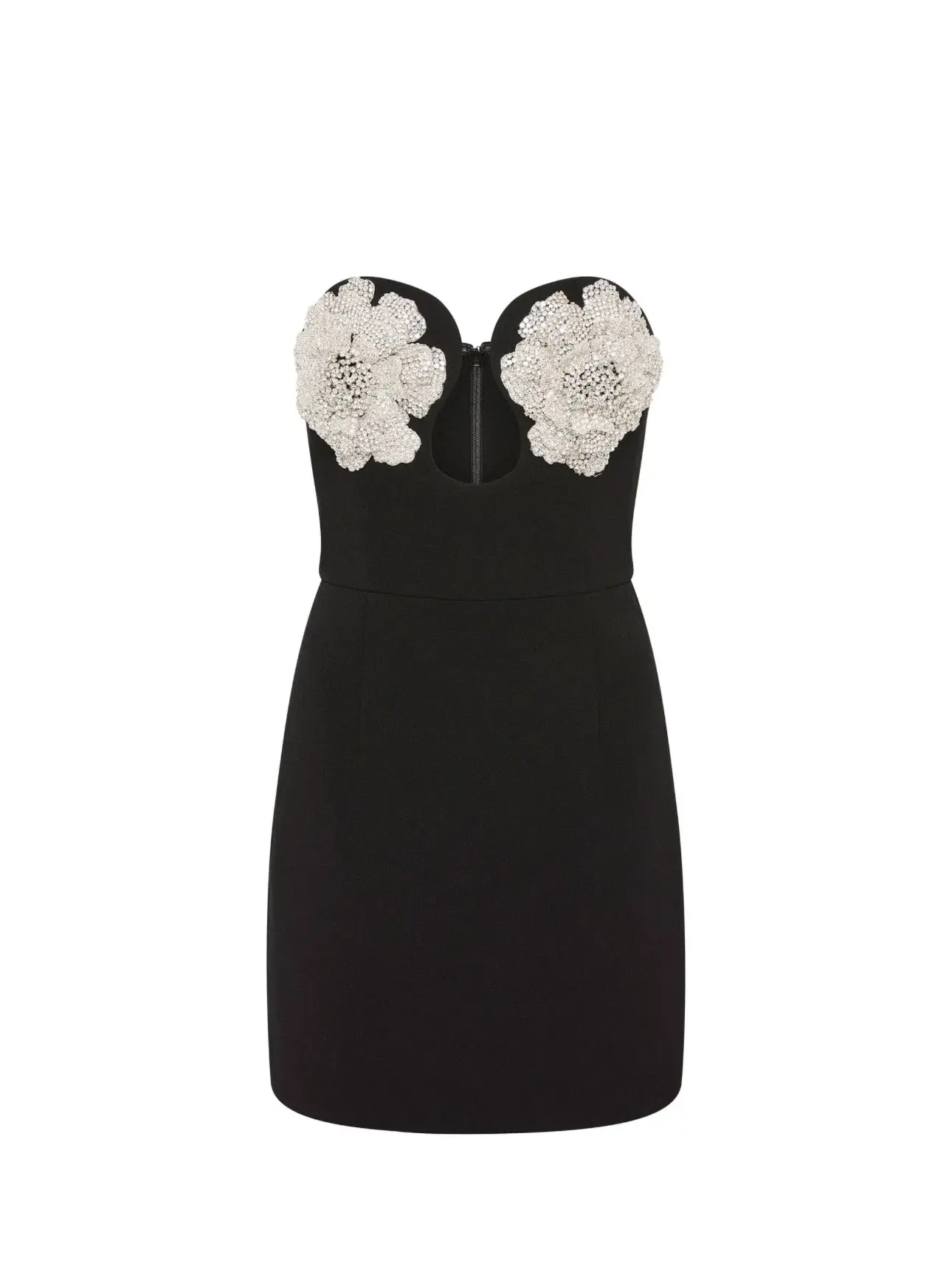 Rebecca Vallance Sachiel Mini Dress Black Size 8 - Image 7