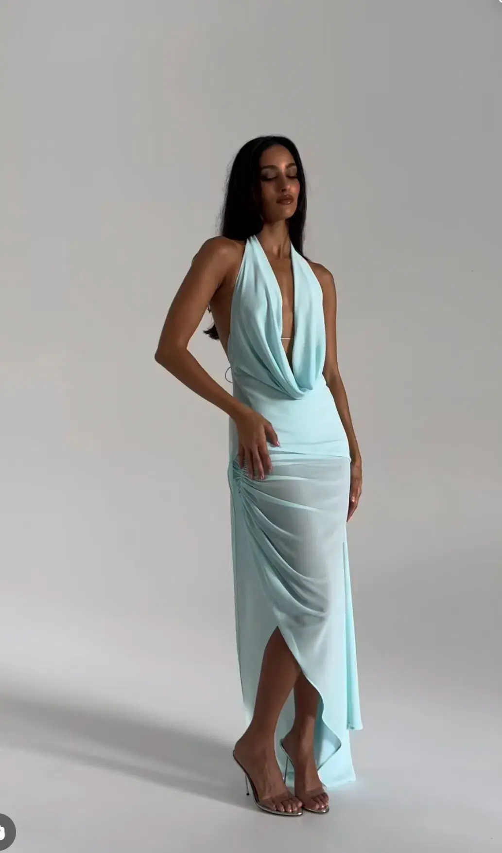 Natalie Rolt Anastasia Mini Dress Baby Blue Size M / AU 10 - Image 7