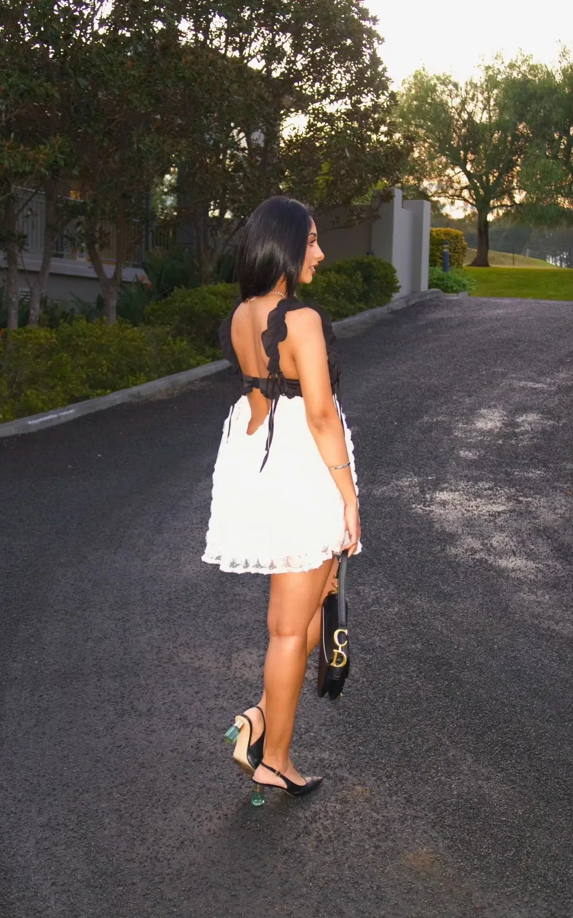 For Love & Lemons Poppy Dress Ivory Size S/Au 8 - Image 5