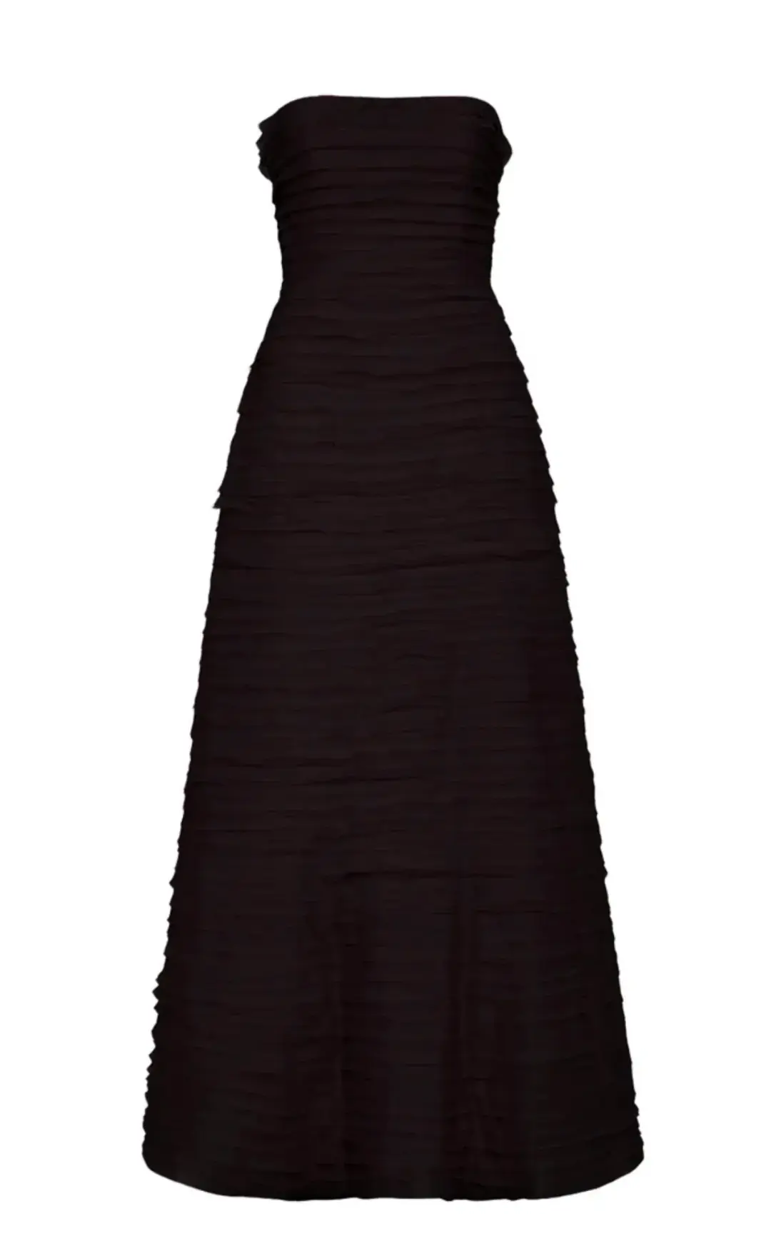 Aje Soundscape Maxi Dress Black Size 10 for rent on The Volte - main image