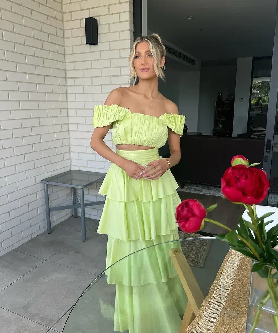 Aje Medina Set in Lime Green Size 6  - Image 2