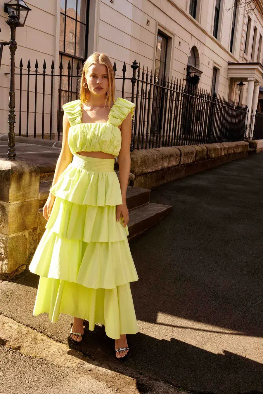 Aje Medina Set in Lime Green Size 6  - Image 3