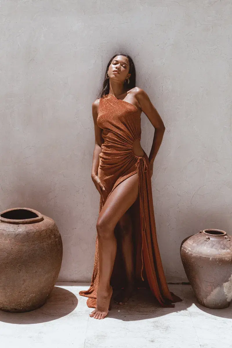 Sonya Moda Shimmer in Bronze  Size 16  - Image 2