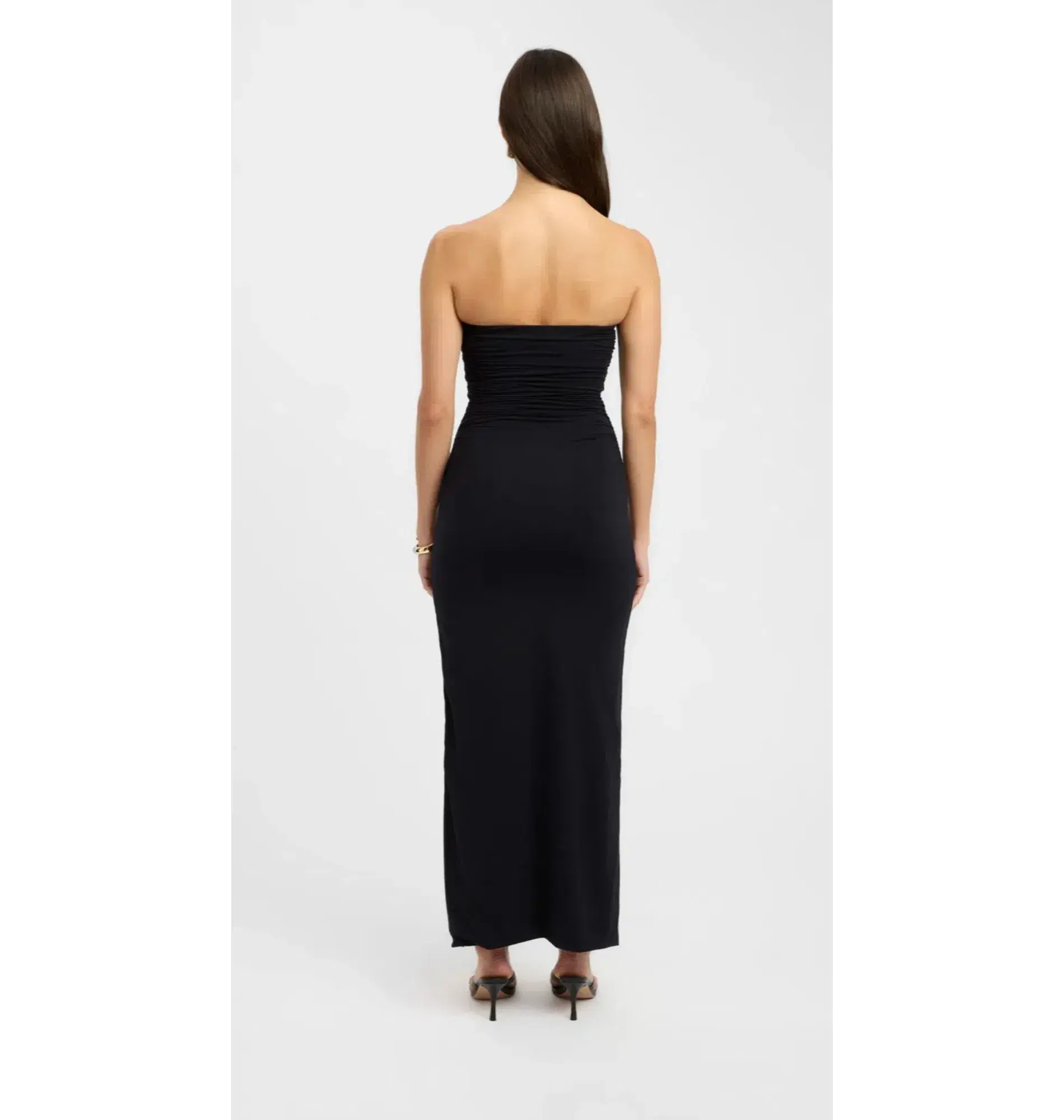 Kookai Tayla Trim Maxi Dress Black Size AU 8 - Image 3