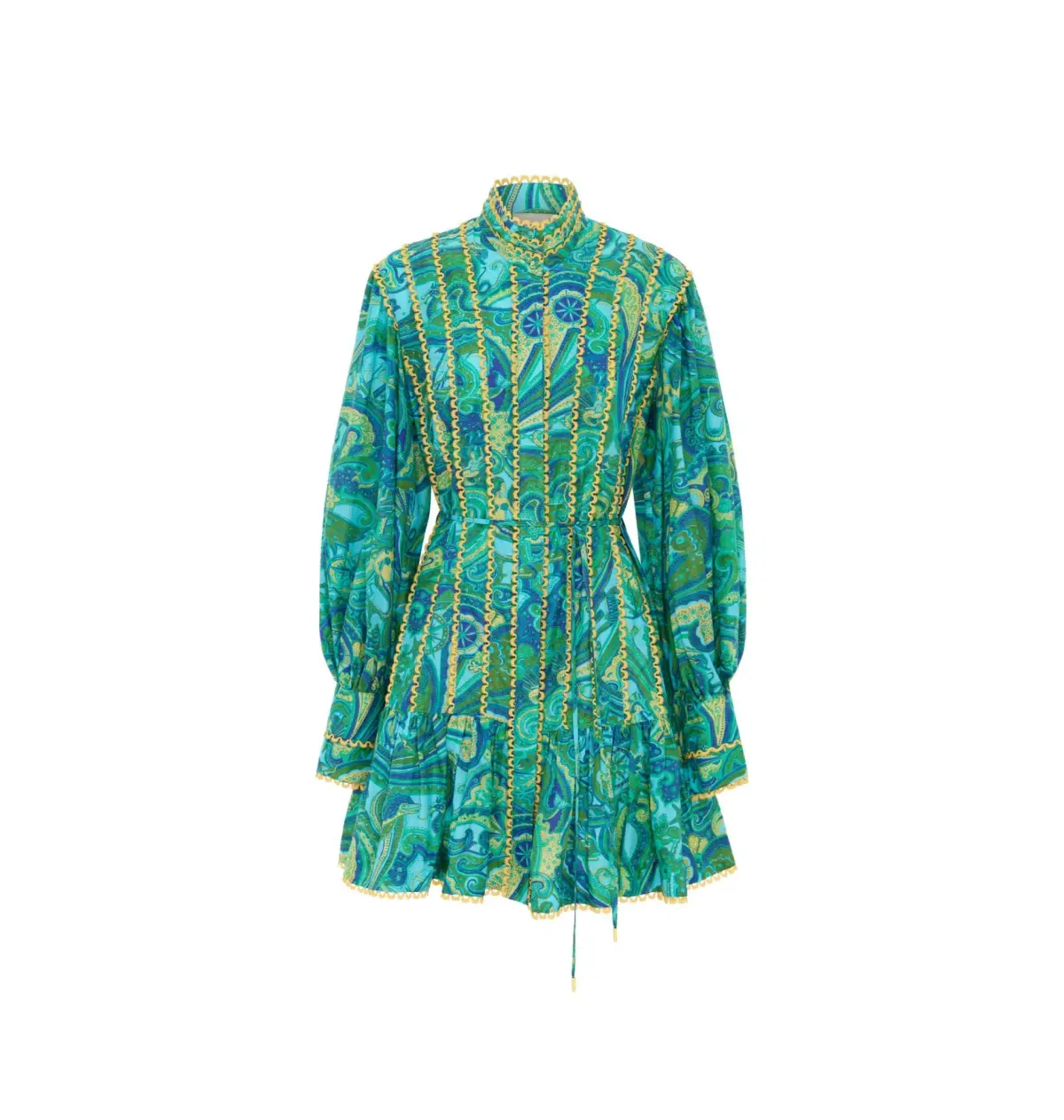 Alemais Ceto Mini Dress Print Size AU 8 - Image 4