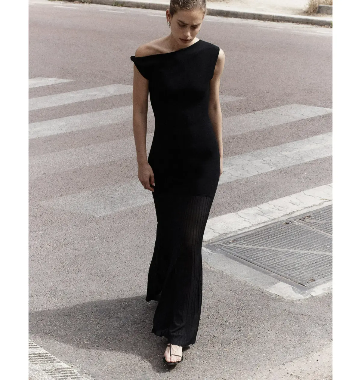 Sir the Label Indigo Twist Dress in Black Size 1 / AU 8 - Image 4