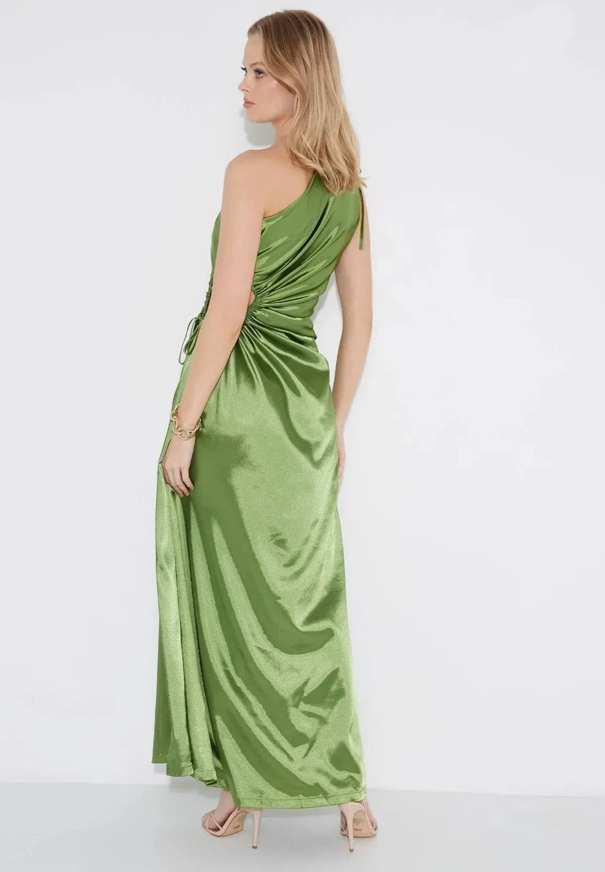 SONYA MODA Nour Maxi Dress Olive size 12 - Image 3