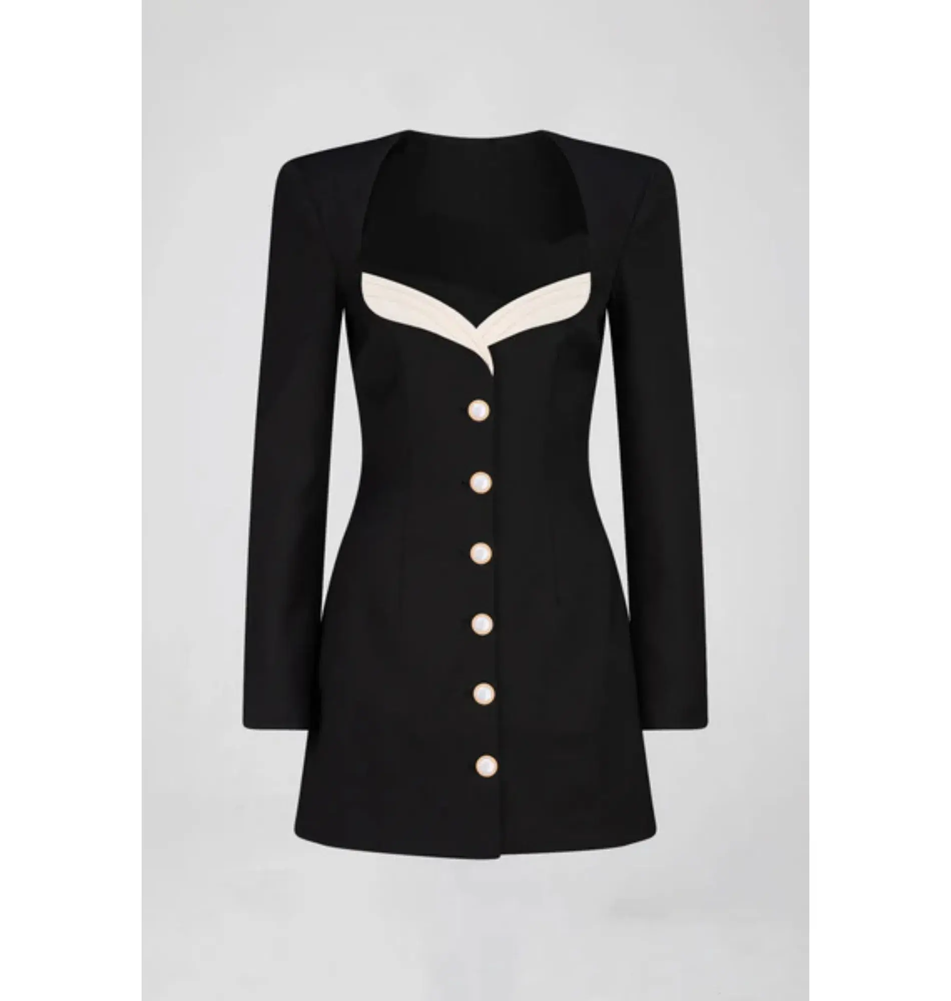 Atoir Mary Jane Mini Dress Black/Ivory Size S / AU 8 - Image 3