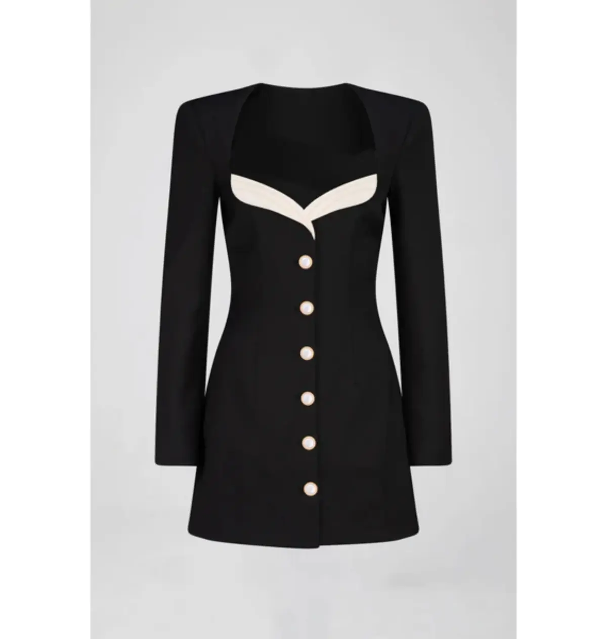 Atoir Mary Jane Mini Dress Black/Ivory Size XS / AU 6 - Image 3