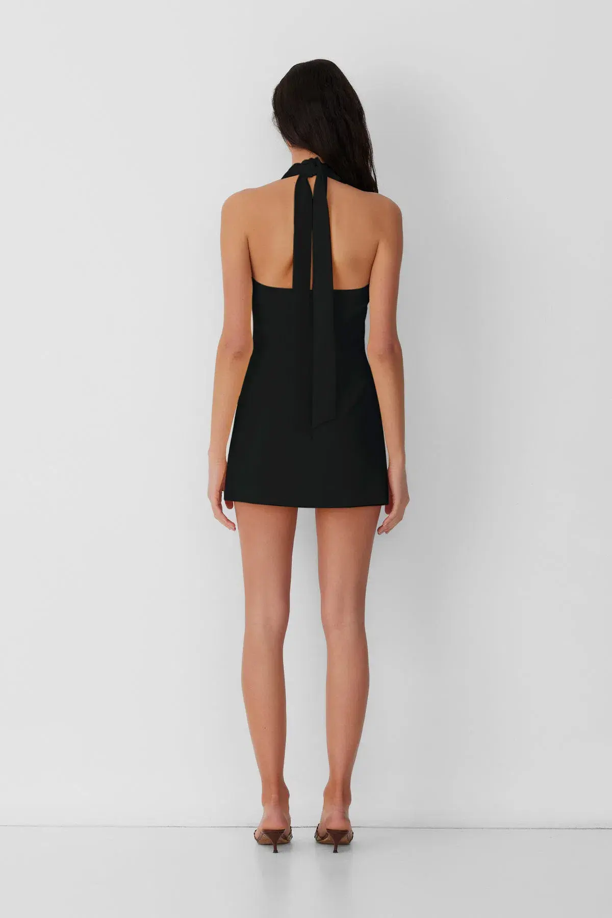 The Wolf Gang Irida Vest Mini Dress Black Size 8 - Image 3