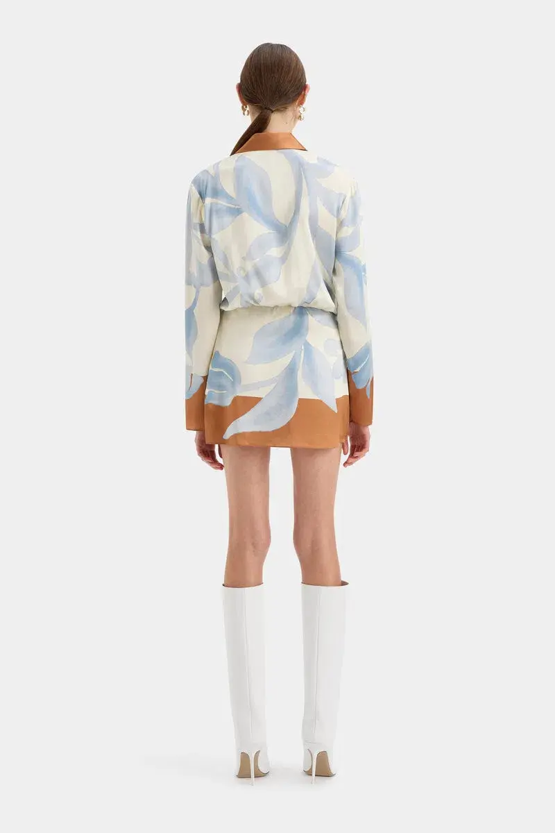Sir the Label Sorrento Shirt Mini Dress in Sciarpa Print Size 4 / AU 14 - Image 3