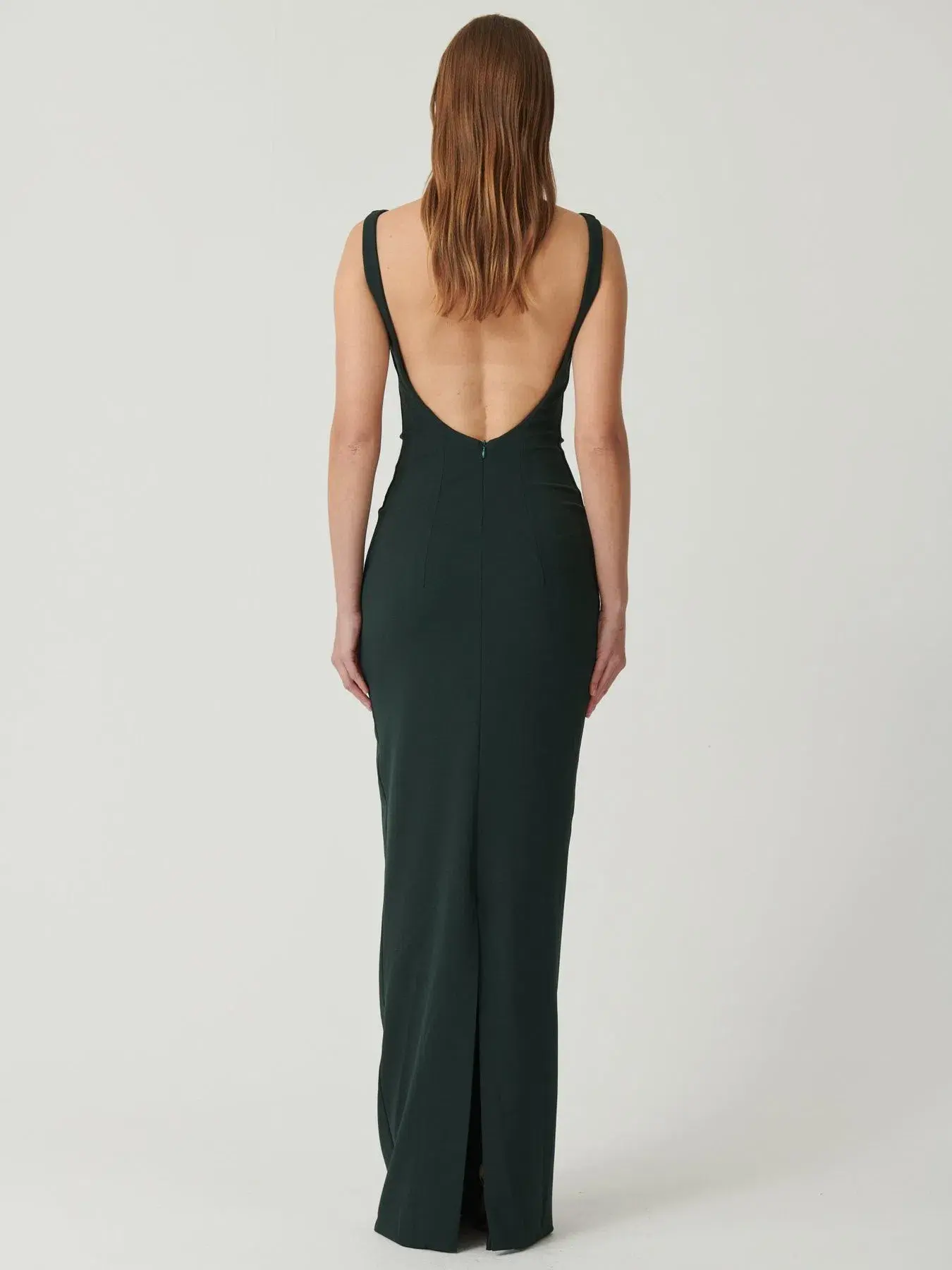 Effie Kats Verona Gown Sacramento Green Size 10 - Image 3