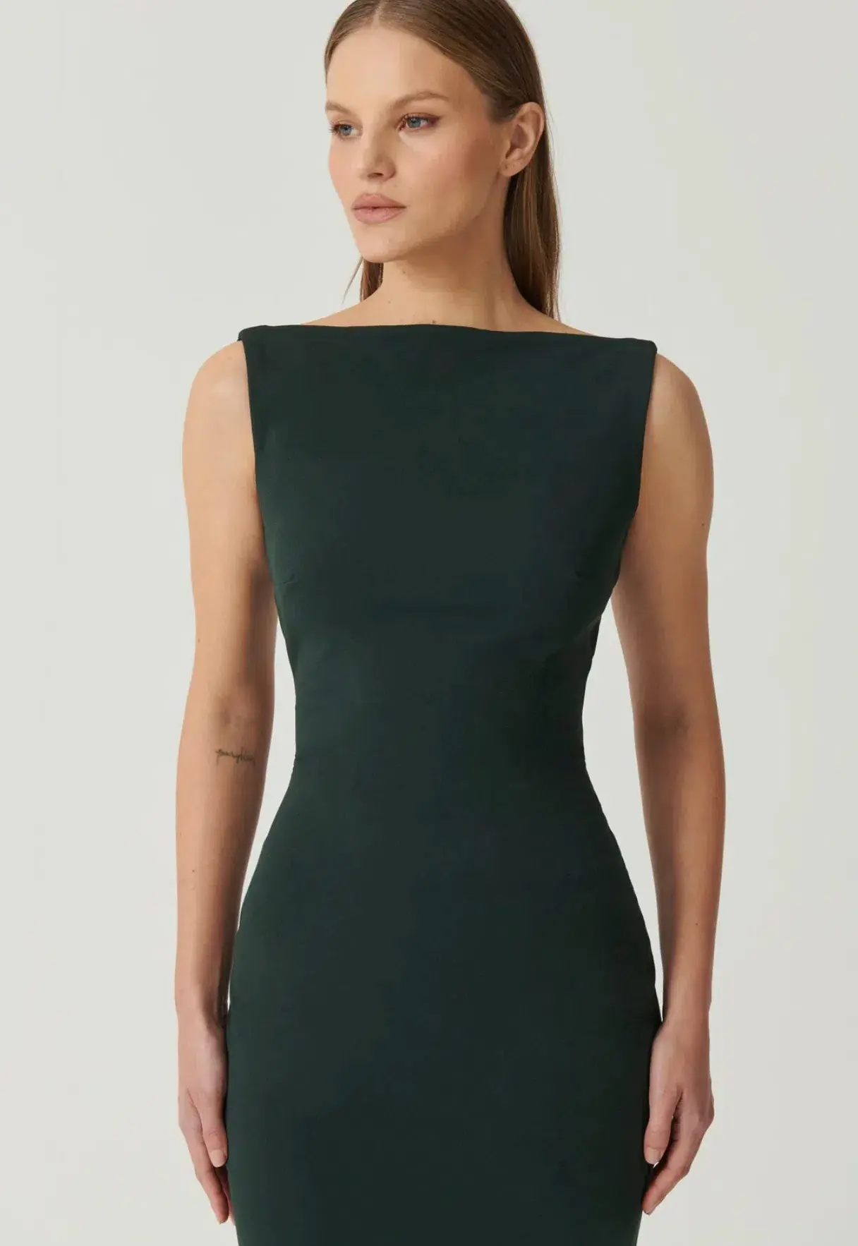 Effie Kats Verona Gown Sacramento Green Size 10 - Image 2