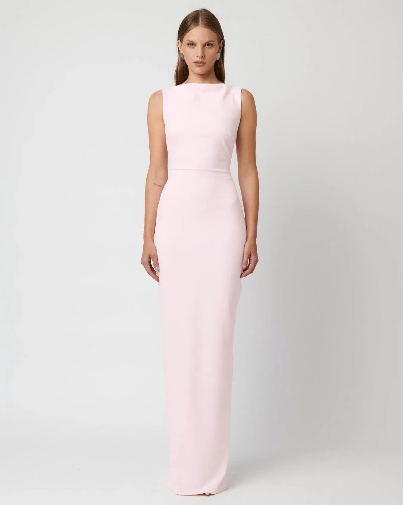 Effie Kats Verona Gown Ice Pink Size 8 - Image 1