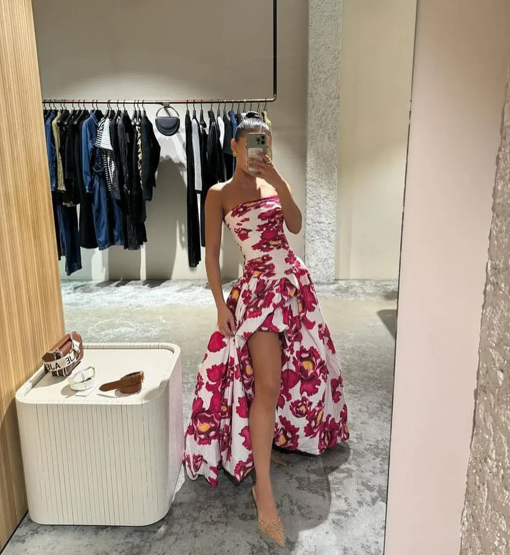 Aje Behold Maxi Dress Boldly Blooming Size 8 - Image 4