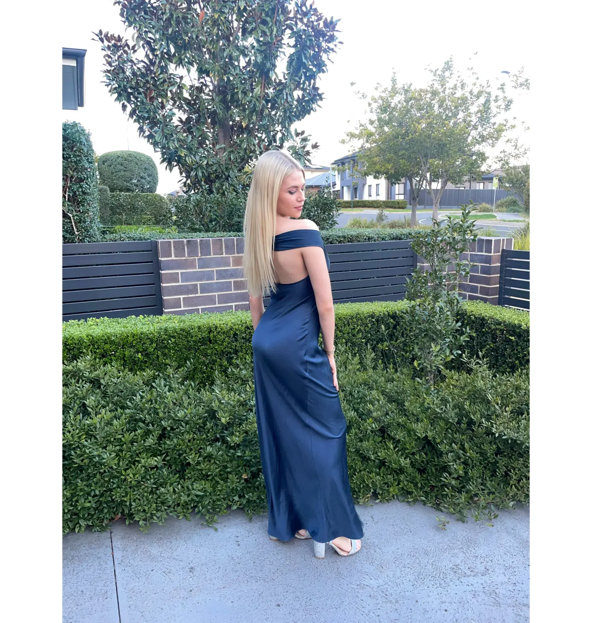 Natalie Rolt Bridget Maxi Dress in Navy Size 1 / AU 8 - Image 4