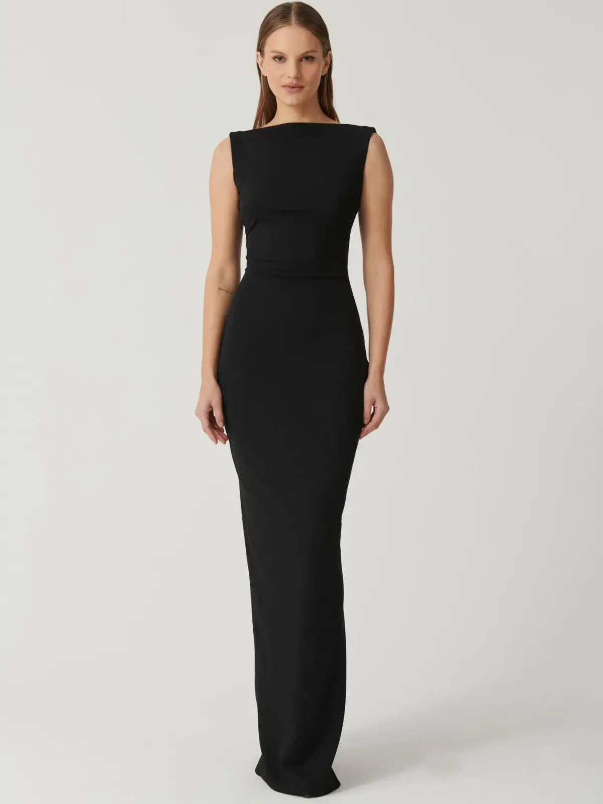 Effie Kats Verona Gown Black Size 12 - Image 1
