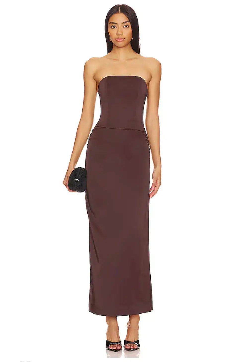 Bec & Bridge Jones Strapless Maxi Dress Cocoa Size 6 - Image 1