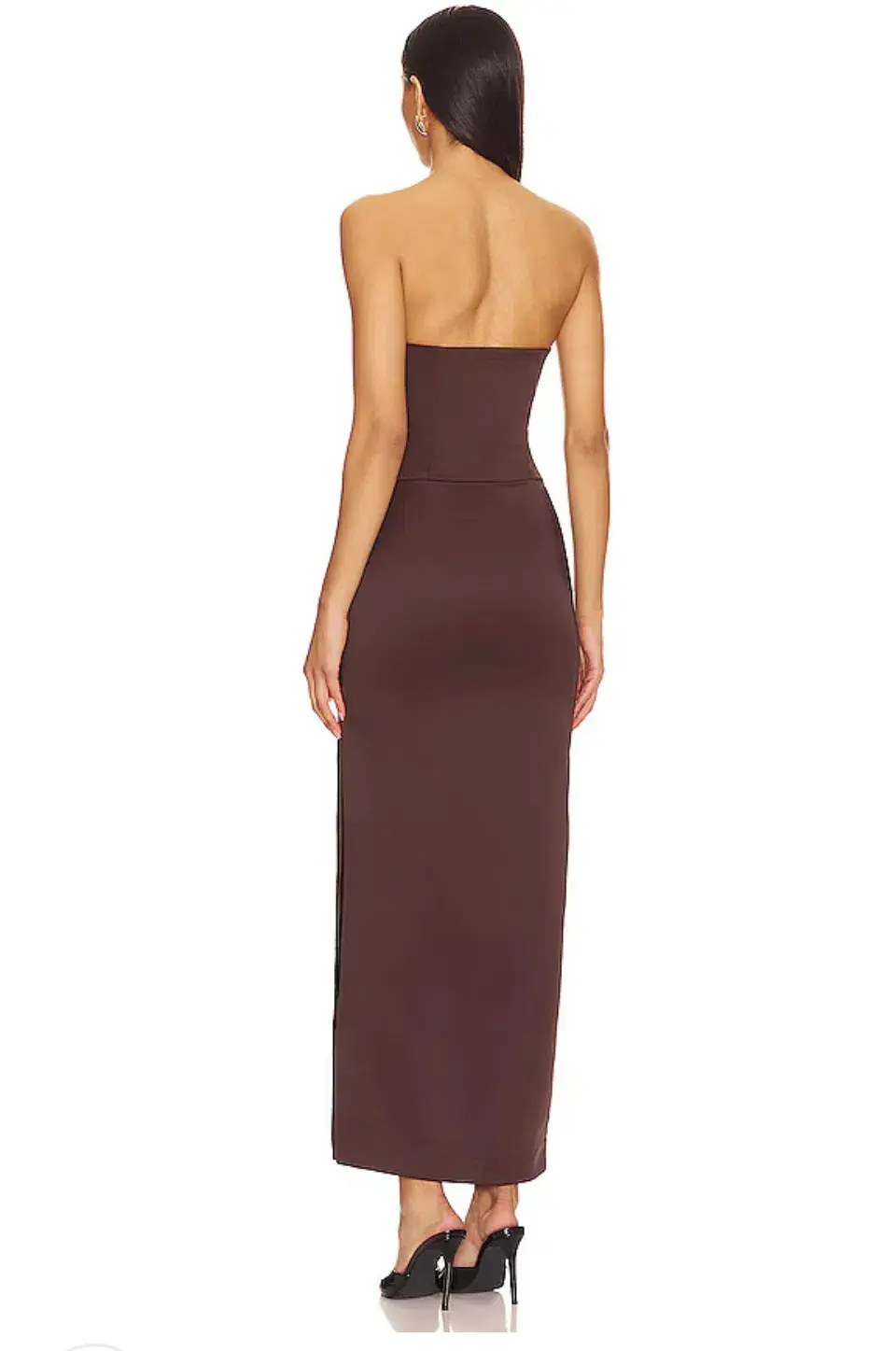 Bec & Bridge Jones Strapless Maxi Dress Cocoa Size 6 - Image 4