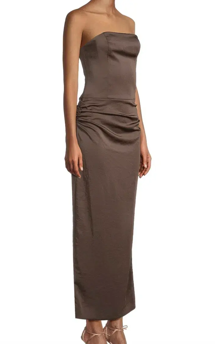 Bec & Bridge Jones Strapless Maxi Dress Cocoa Size 6 - Image 5