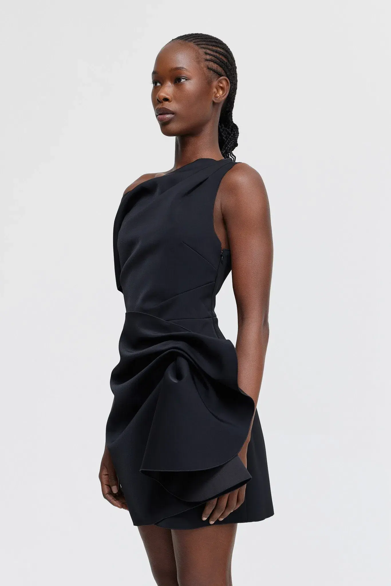 Acler Eddington Mini Dress Black Size 8 - Image 3